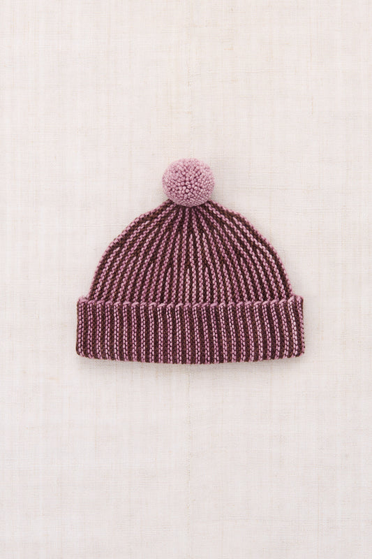 Strata Garter Hat - Antique Rose