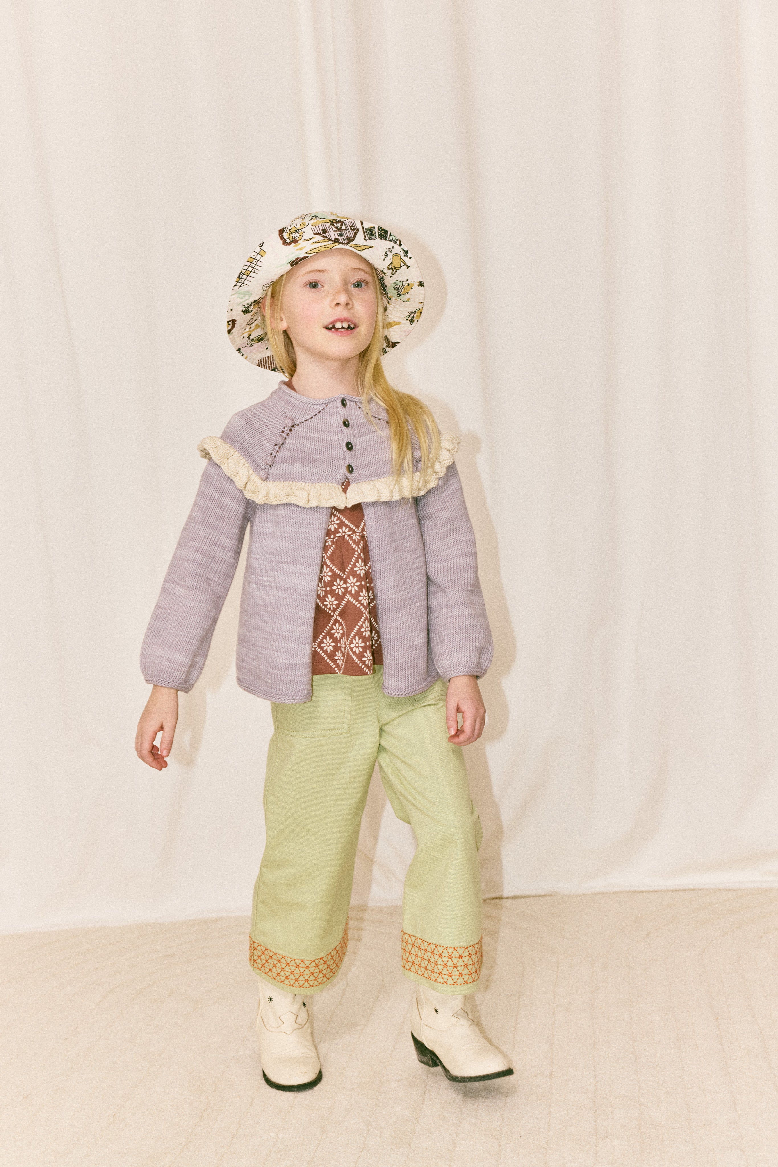 Ruffle Cardigan – Misha & Puff