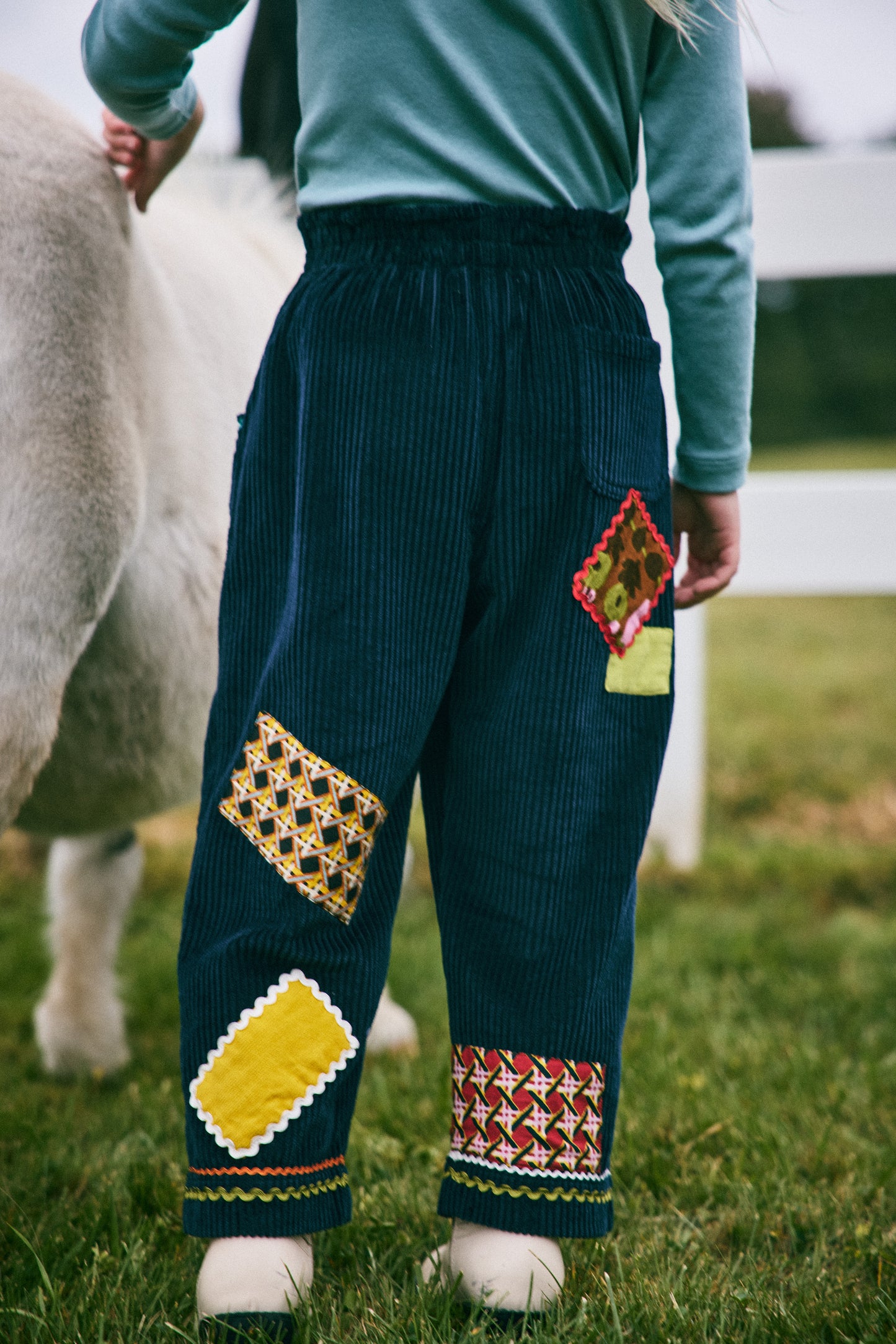 Corduroy Patchwork Camp Pant