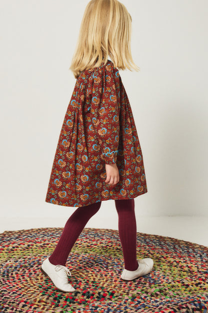 Thora Dress - Cedar Calico Hearts