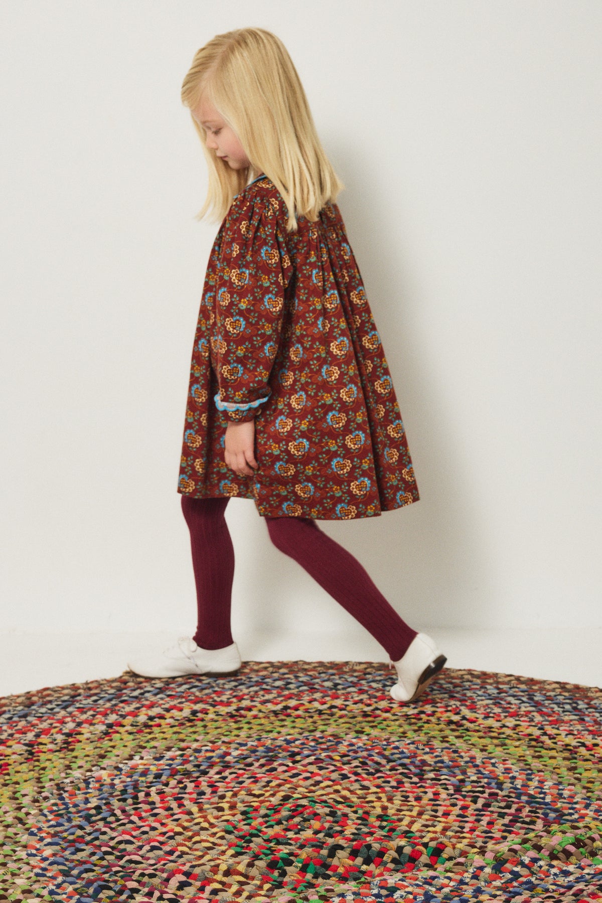 Thora Dress - Cedar Calico Hearts