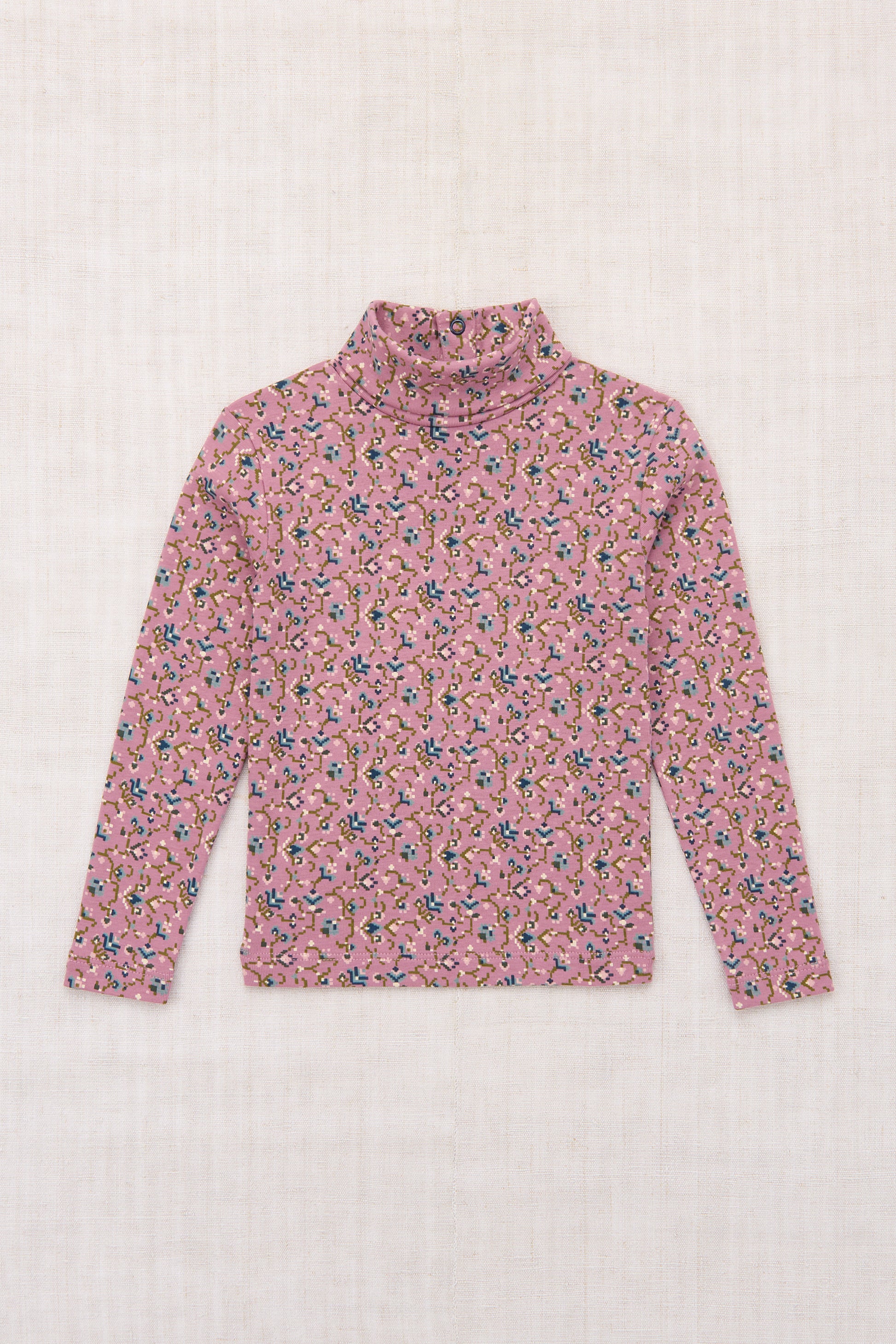 Turtleneck - Antique Rose Millefleurs