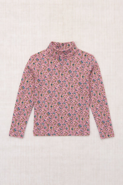 Turtleneck - Antique Rose Millefleurs