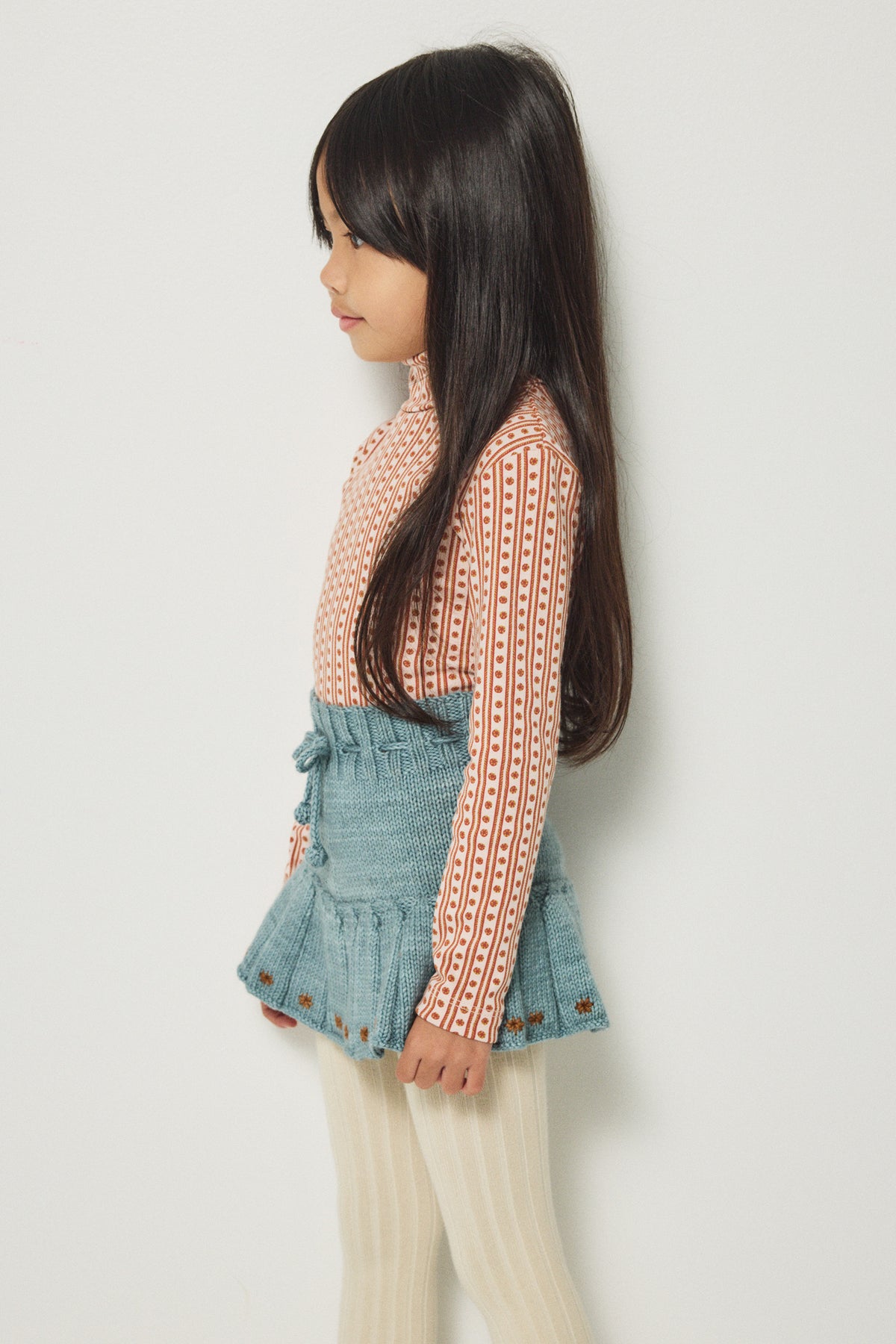 Turtleneck - Candyfloss Little House Floral