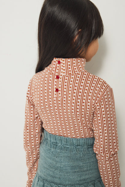 Turtleneck - Candyfloss Little House Floral