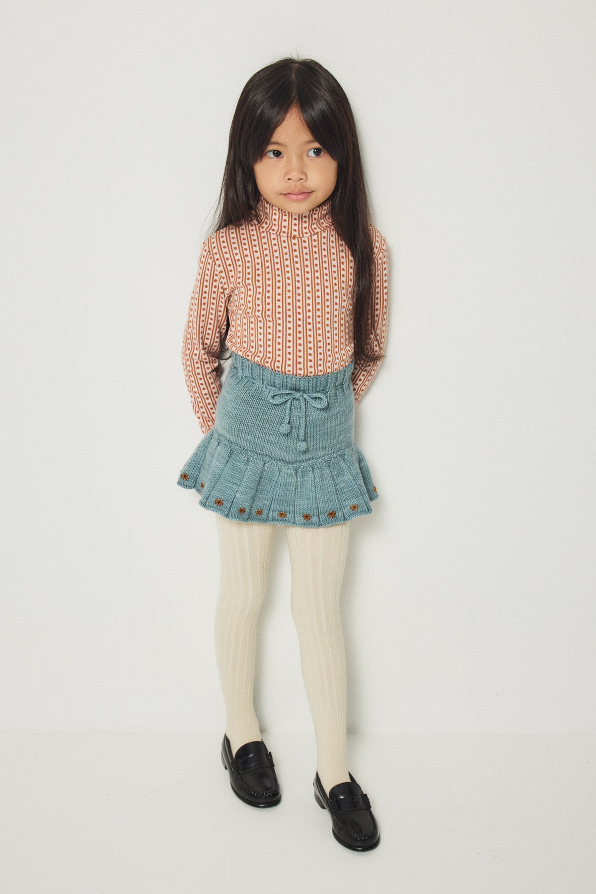 Turtleneck - Candyfloss Little House Floral
