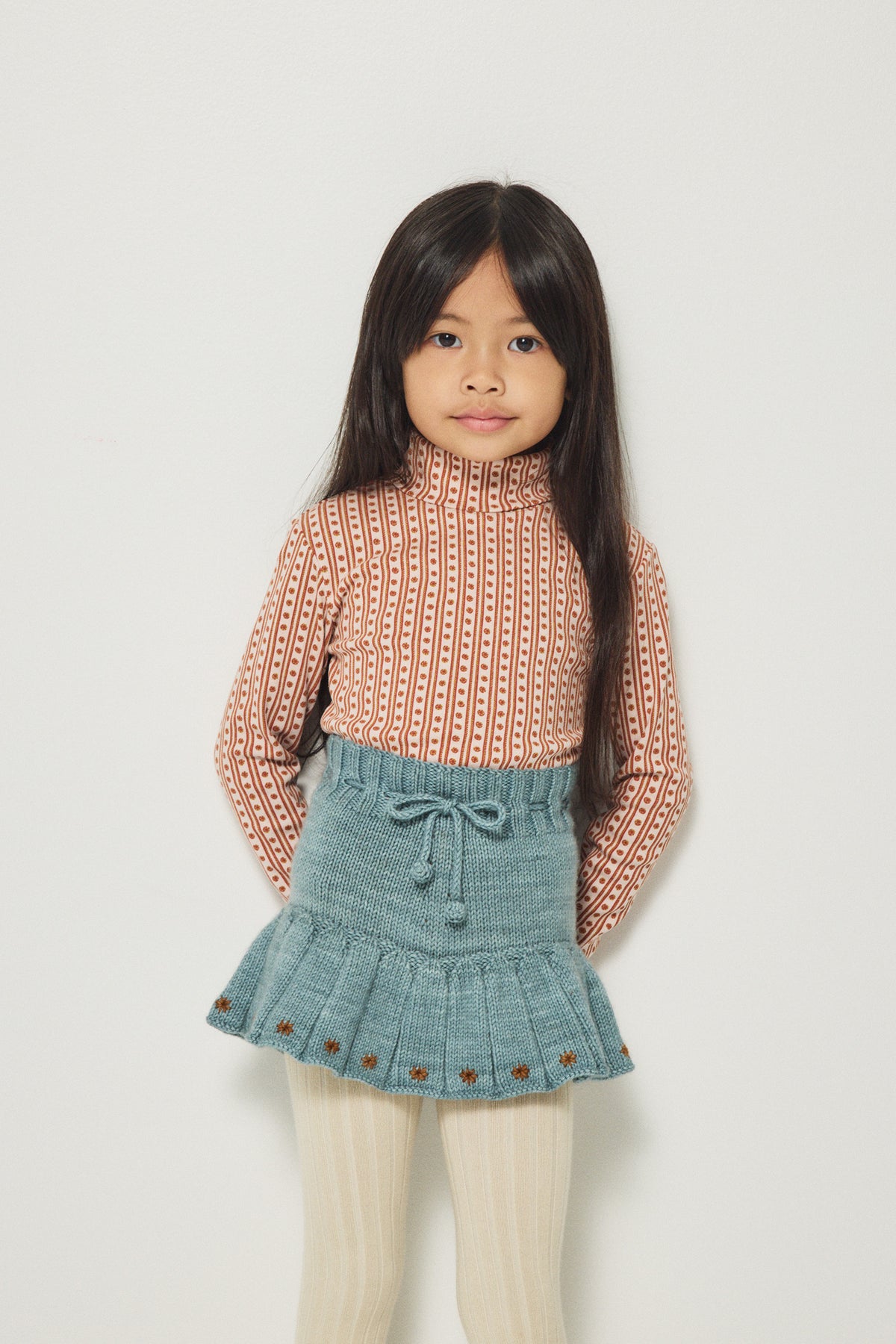Turtleneck - Candyfloss Little House Floral