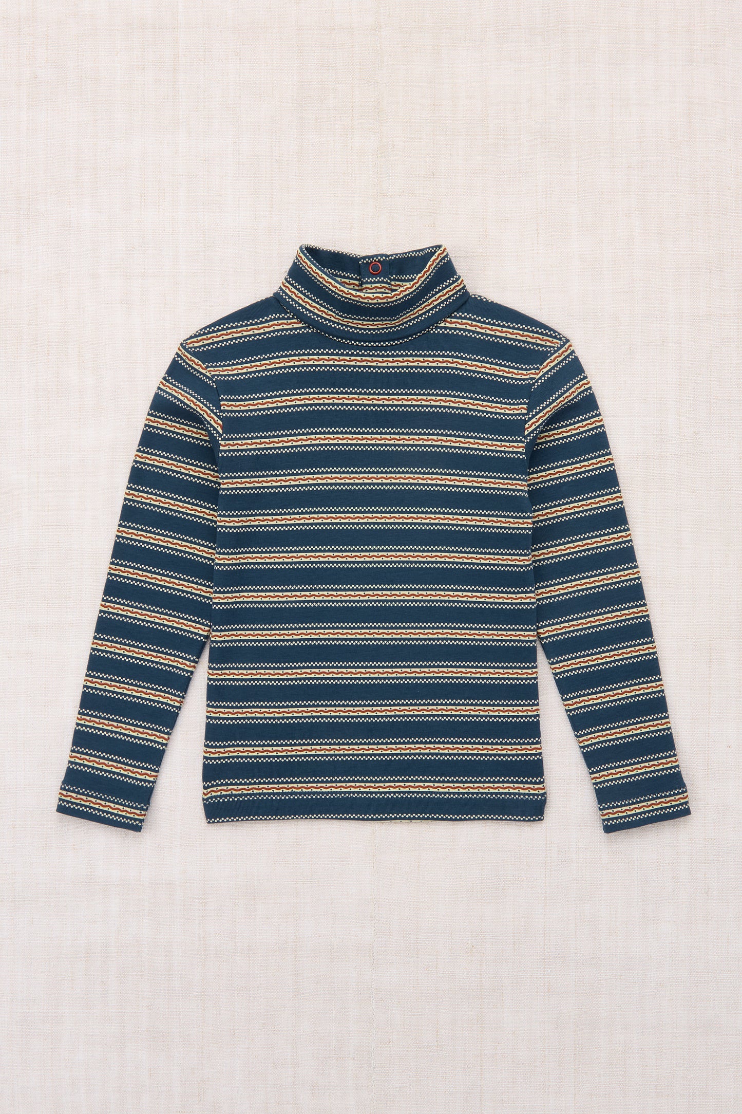 Turtleneck - Marine Blue Sgraffito