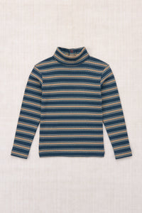 Turtleneck - Marine Blue Sgraffito