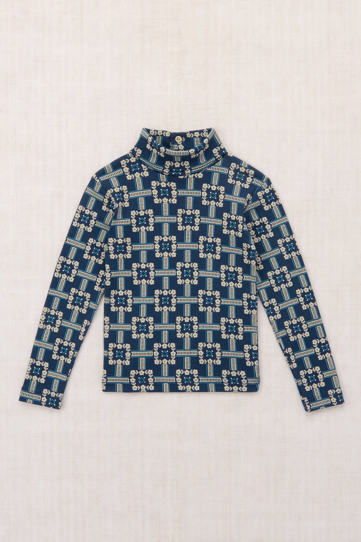 Turtleneck - Moonlight Railroad Floral
