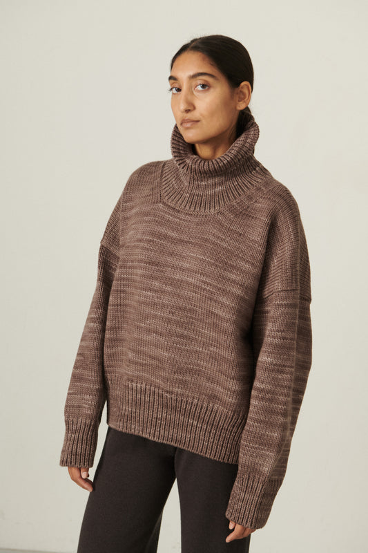 Turtleneck Sweater - Mink