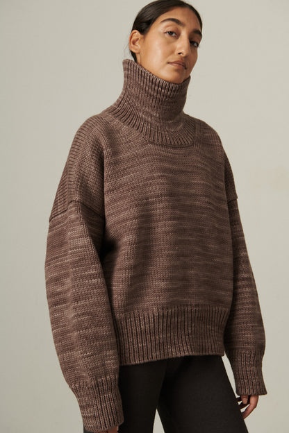 Turtleneck Sweater - Mink