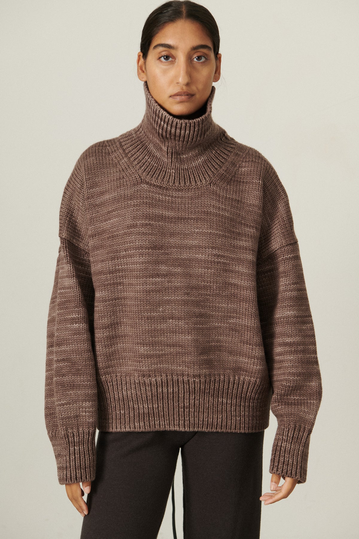 Turtleneck Sweater - Mink
