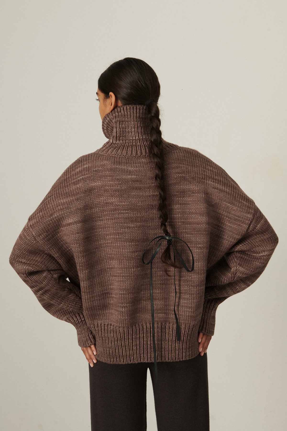 Turtleneck Sweater - Mink