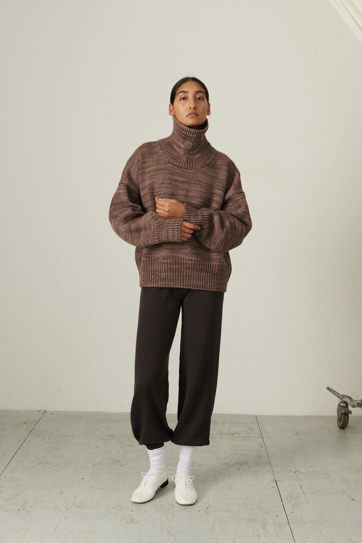 Turtleneck Sweater - Mink