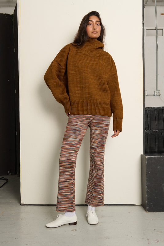 Turtleneck Sweater - Nutmeg