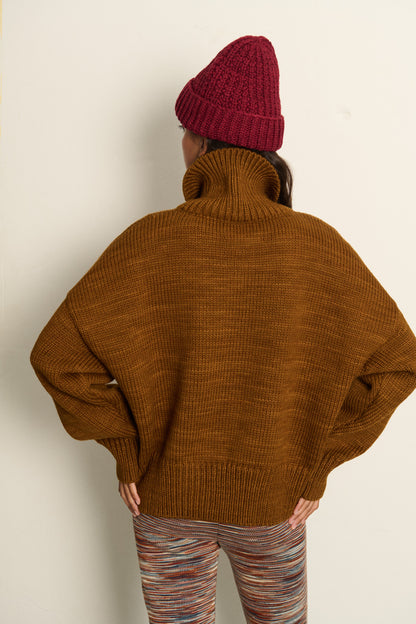 Turtleneck Sweater - Nutmeg