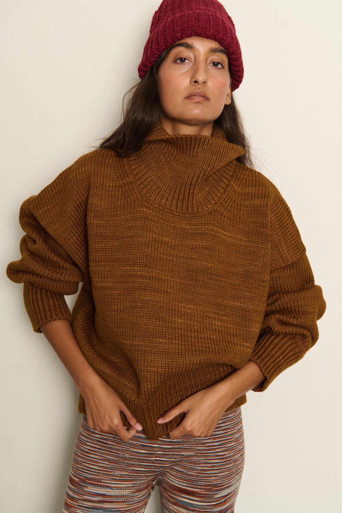 Turtleneck Sweater - Nutmeg