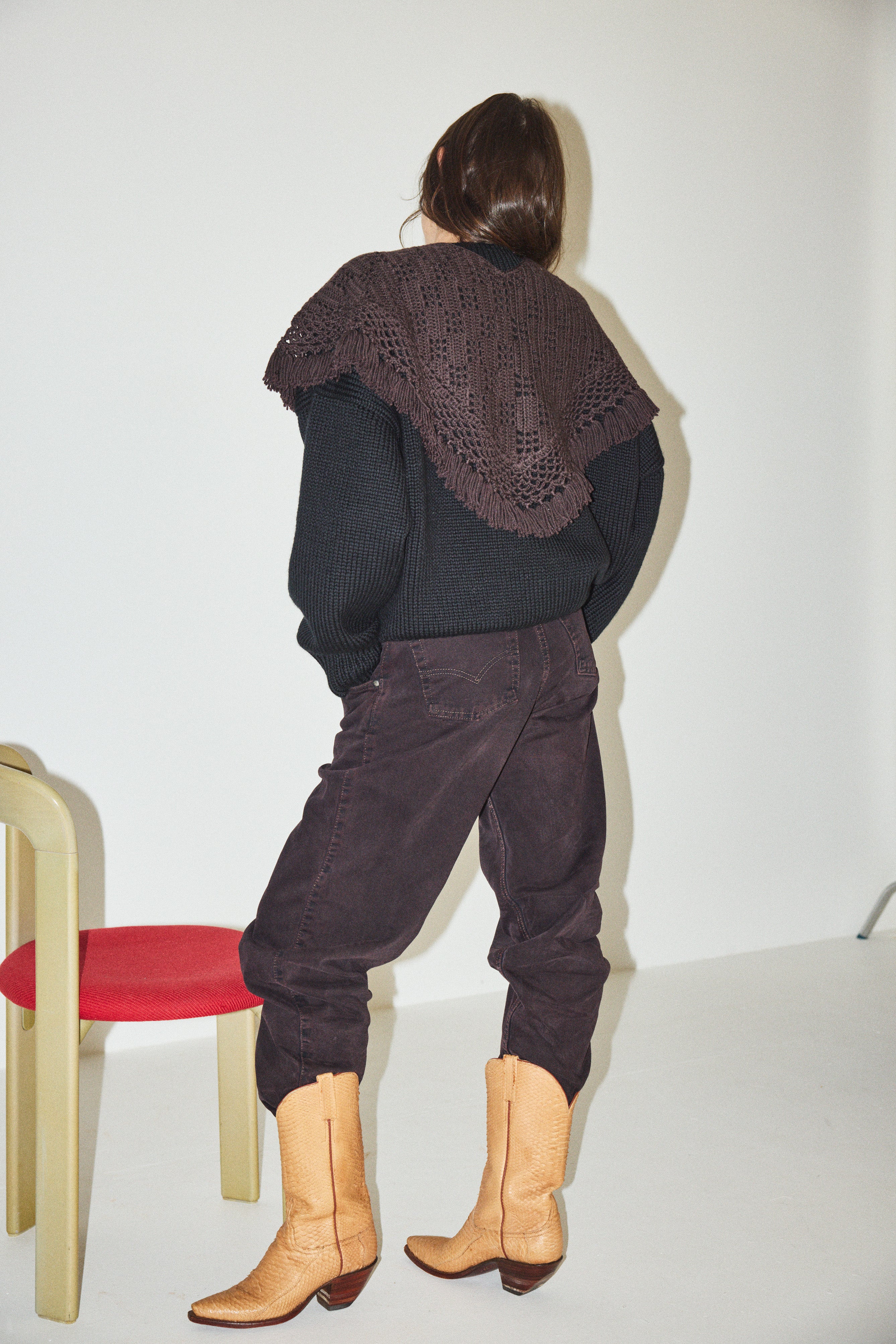 Lattice Crochet Capelet – Misha & Puff