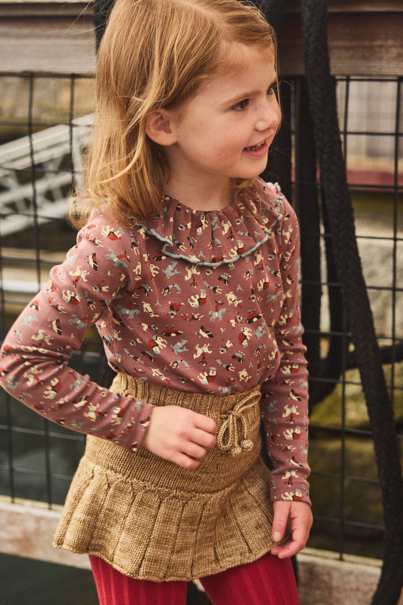 【Misha & Puff】Paloma Top - Ink Ribbon (25WI Drop1) main image 0