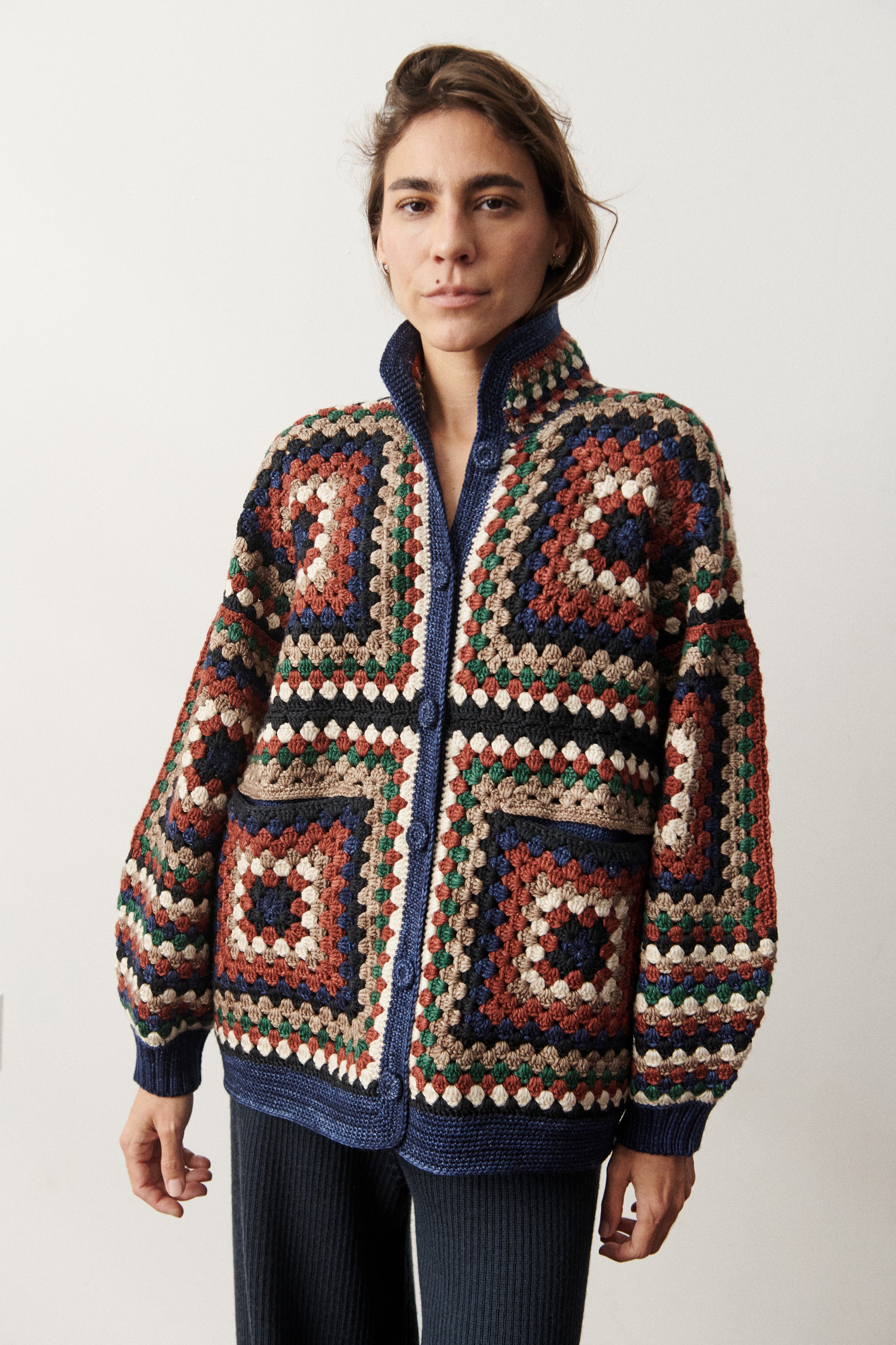 Crochet Big Square Jacket – Misha & Puff
