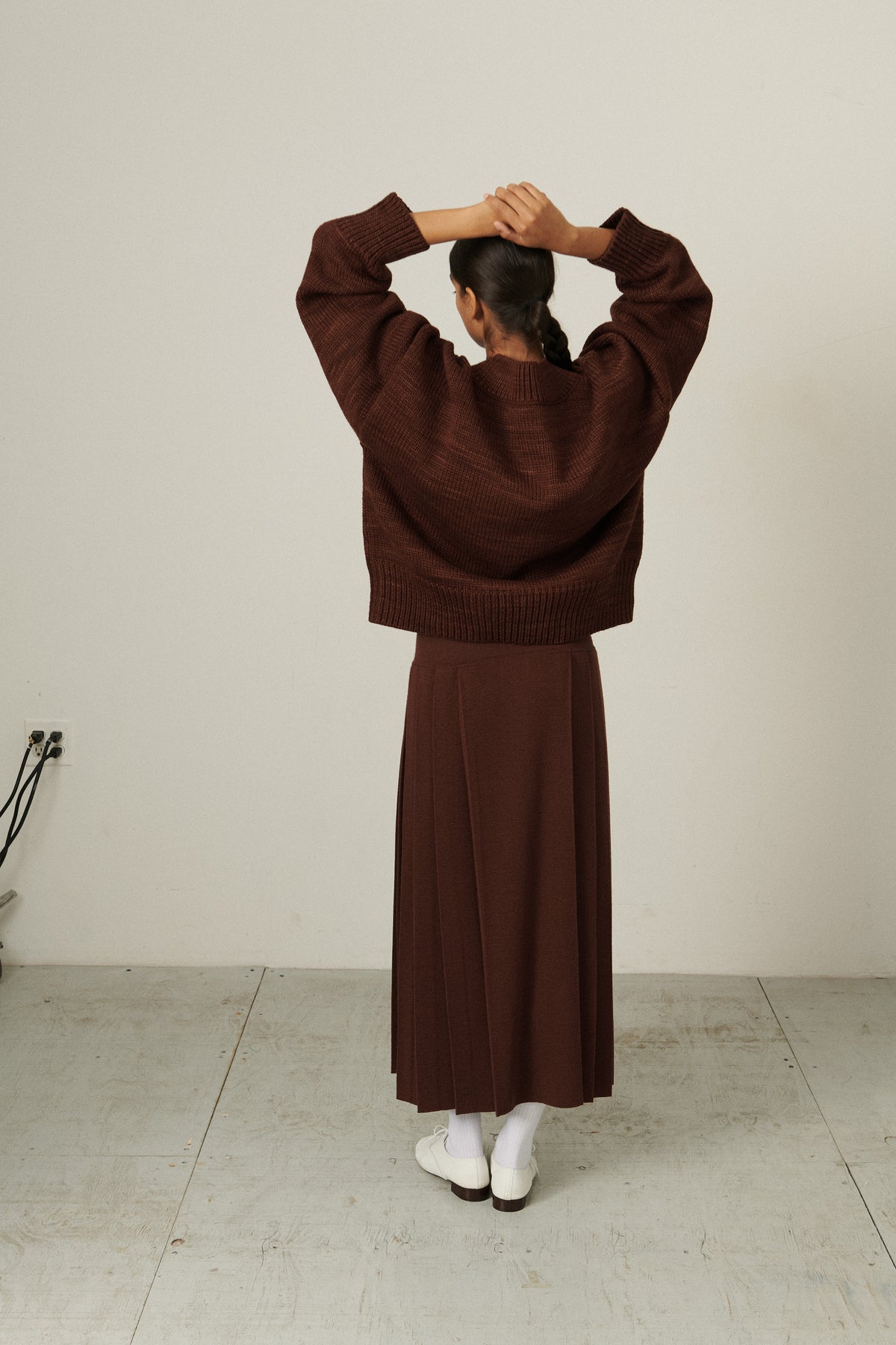 V-Neck Sweater - Dark Roast