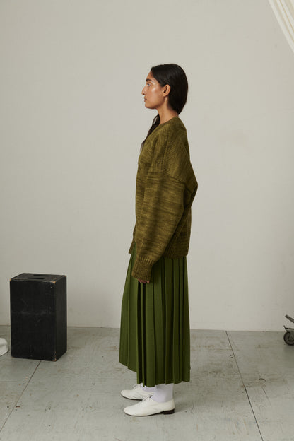 V-Neck Sweater - Nori
