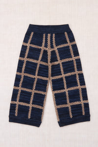 Ladder Square Wide Leg Pant