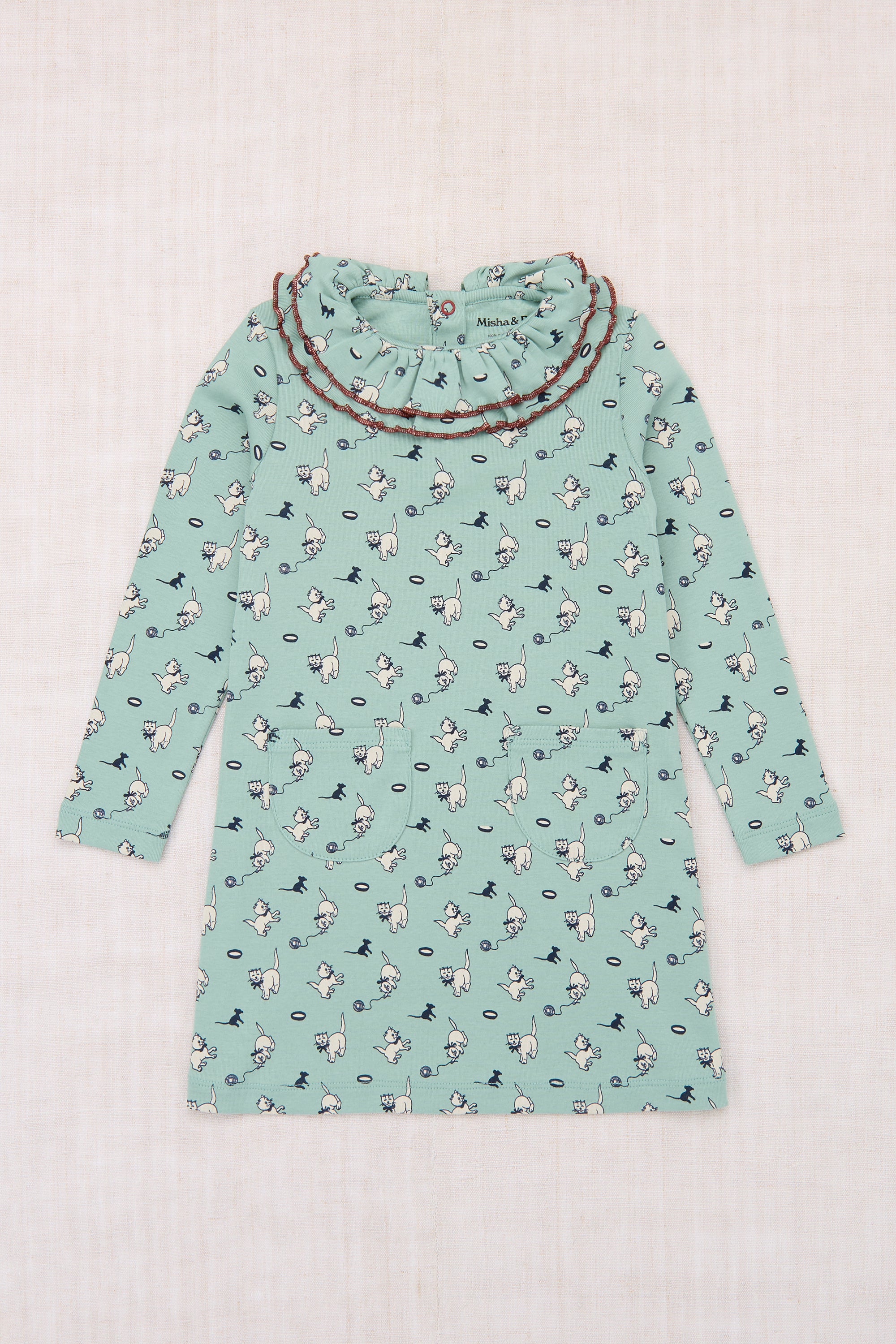 Misha & Puff　Ruffle Sleeve Dress　5Y Misha & Puff Ruffle Sleeve Dress 5Y misha&puff/ruffle sleeve