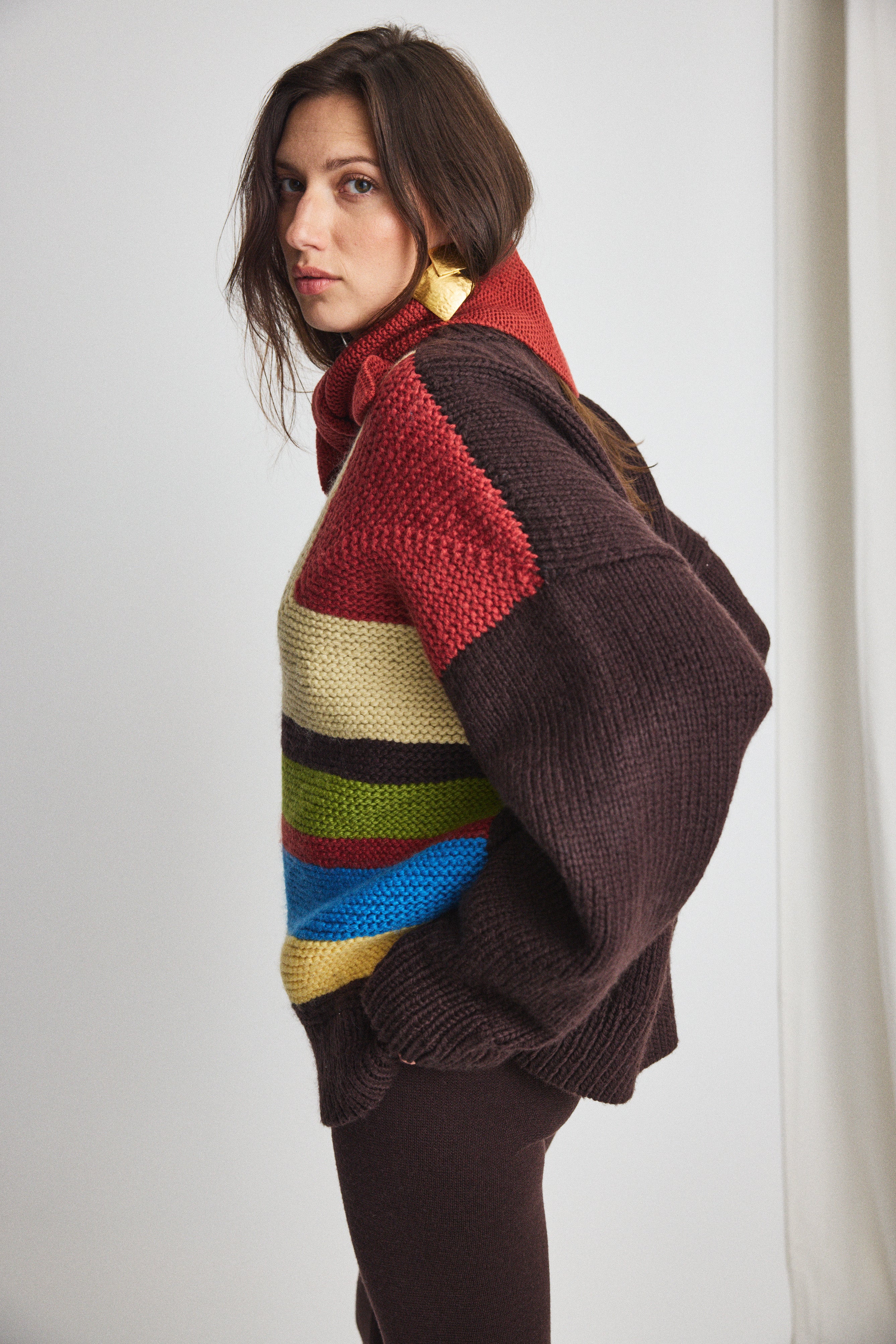 Mitered Square Sweater – Misha & Puff