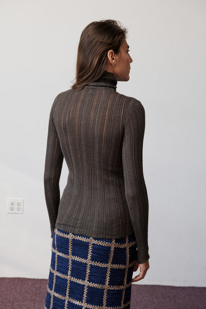 Fluted Lace Top