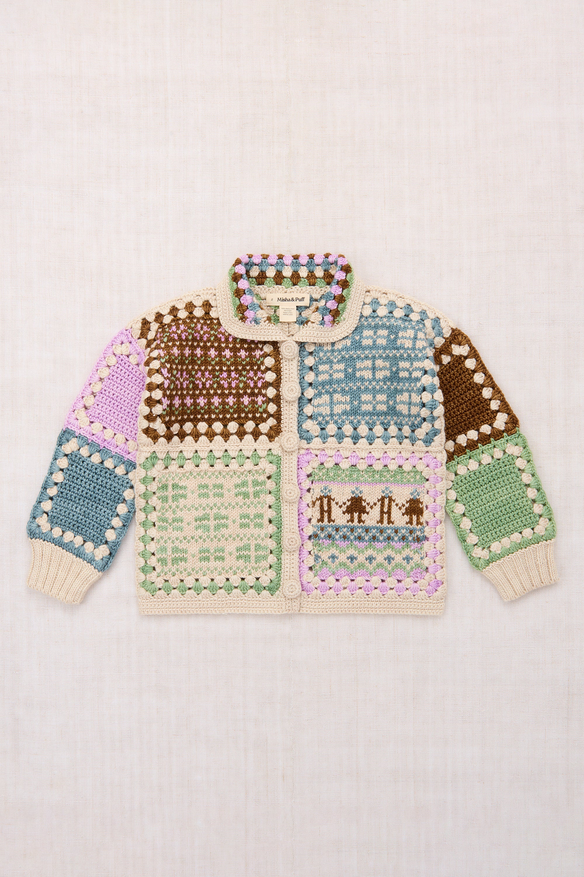 Kinfolk Collage Cardigan – Misha & Puff