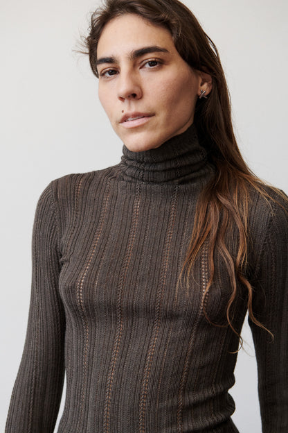 Fluted Lace Top