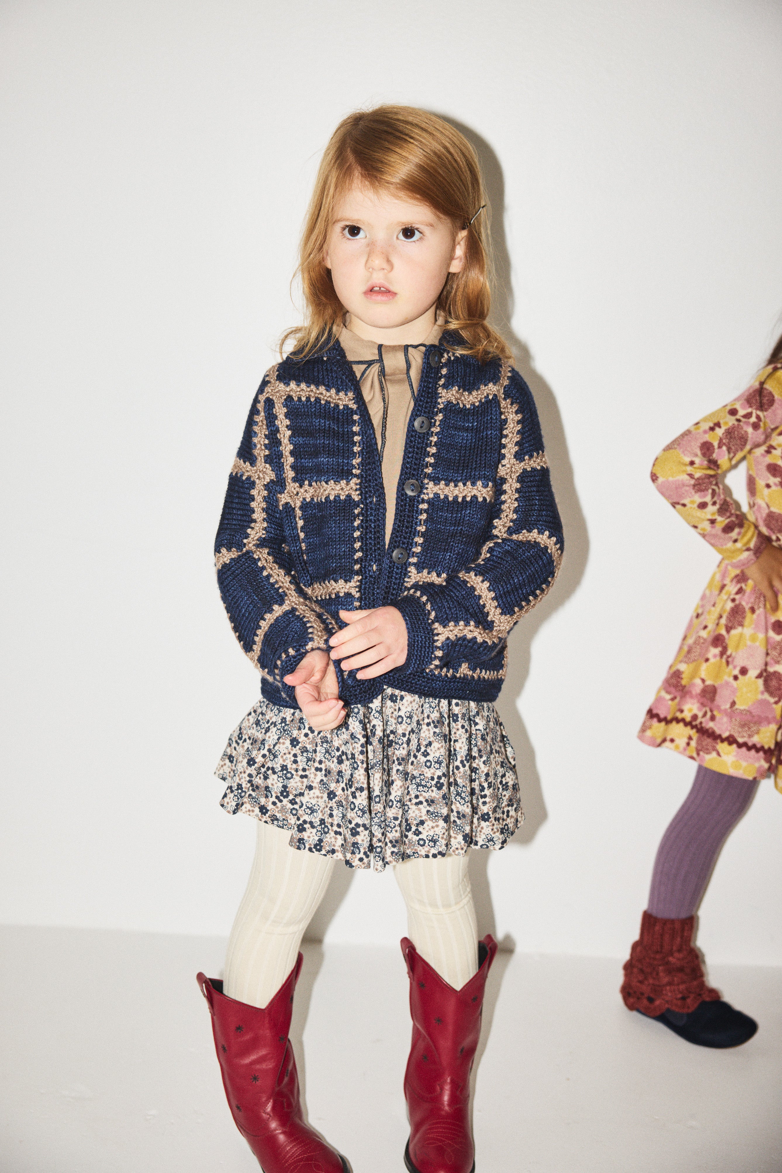 Ladder Square Cardigan – Misha & Puff