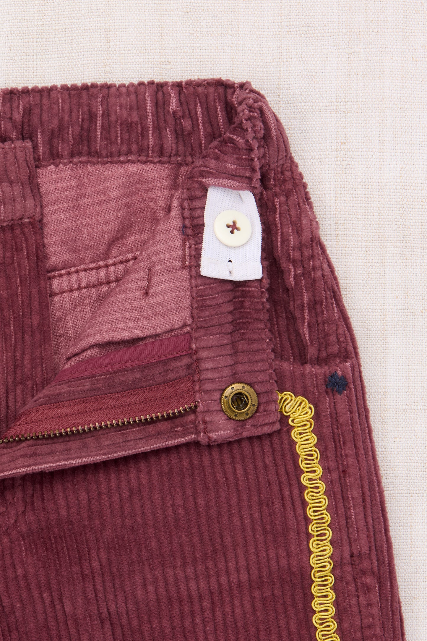 Corduroy Western Slim Flared Pant