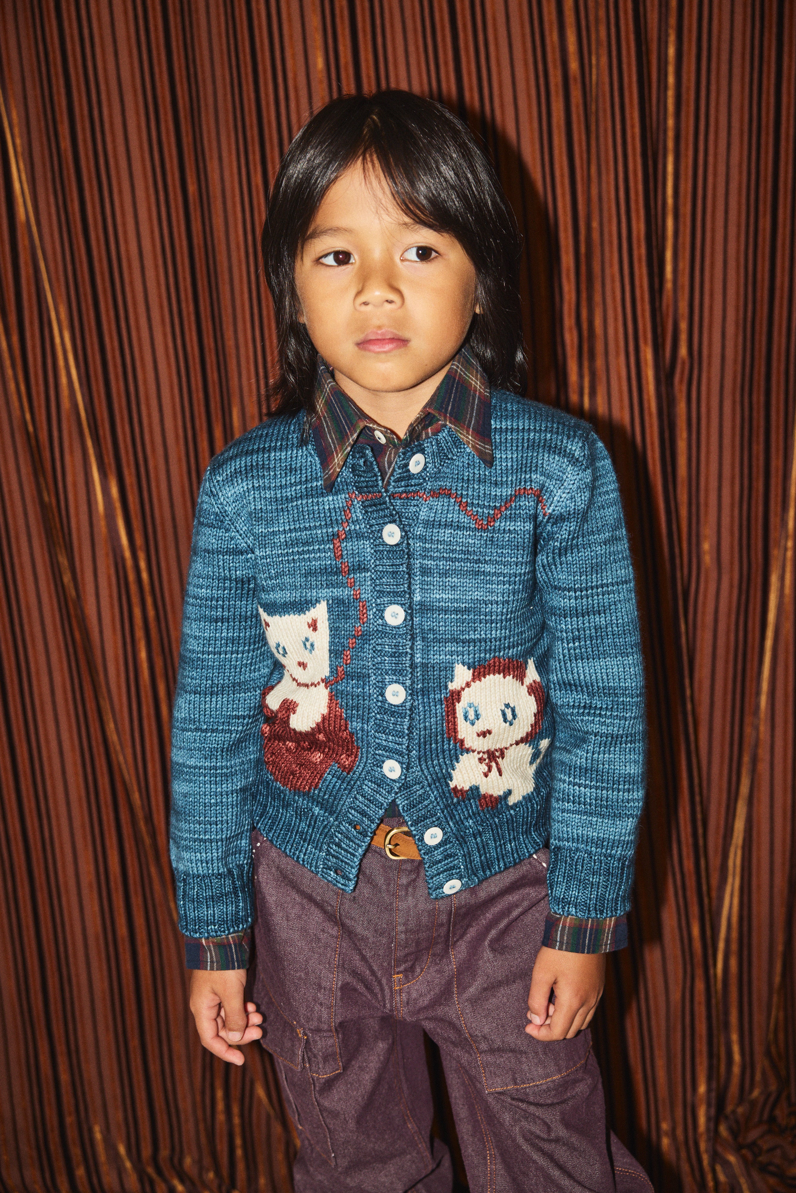 Three Little Kittens Cardigan – Misha & Puff