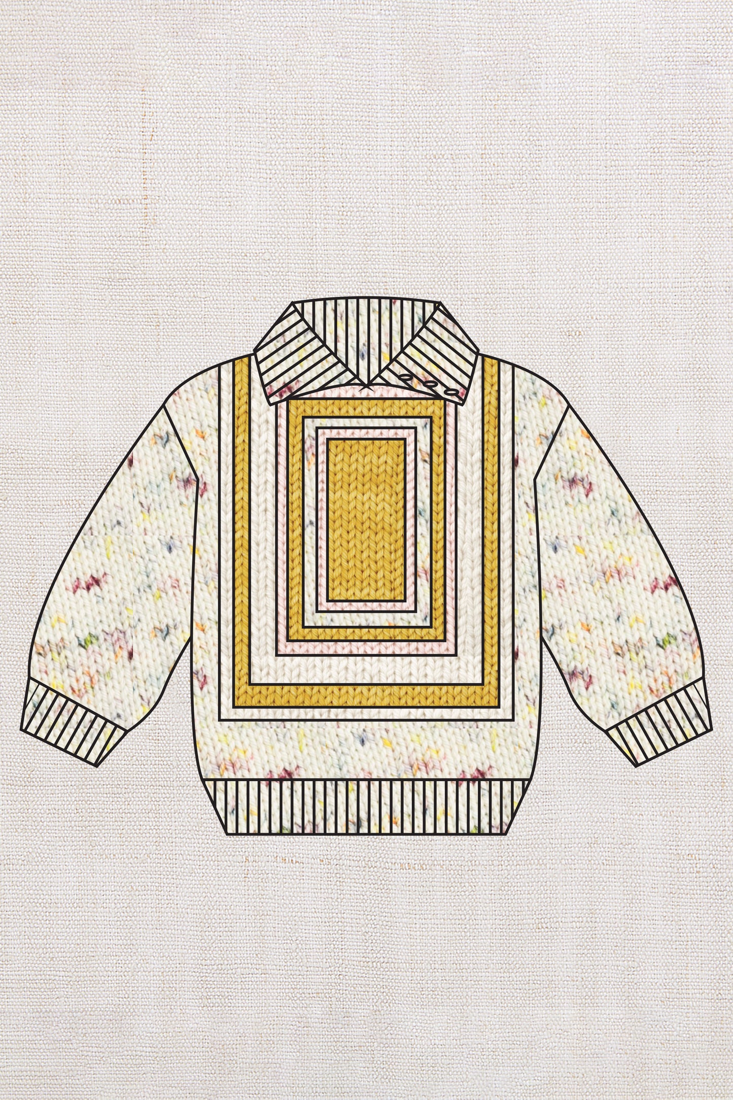 Log Cabin Sweater