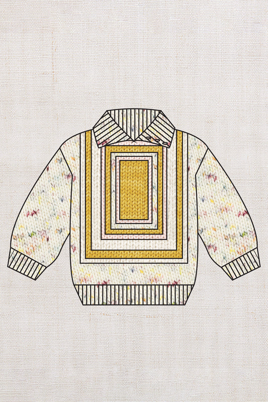 Log Cabin Sweater