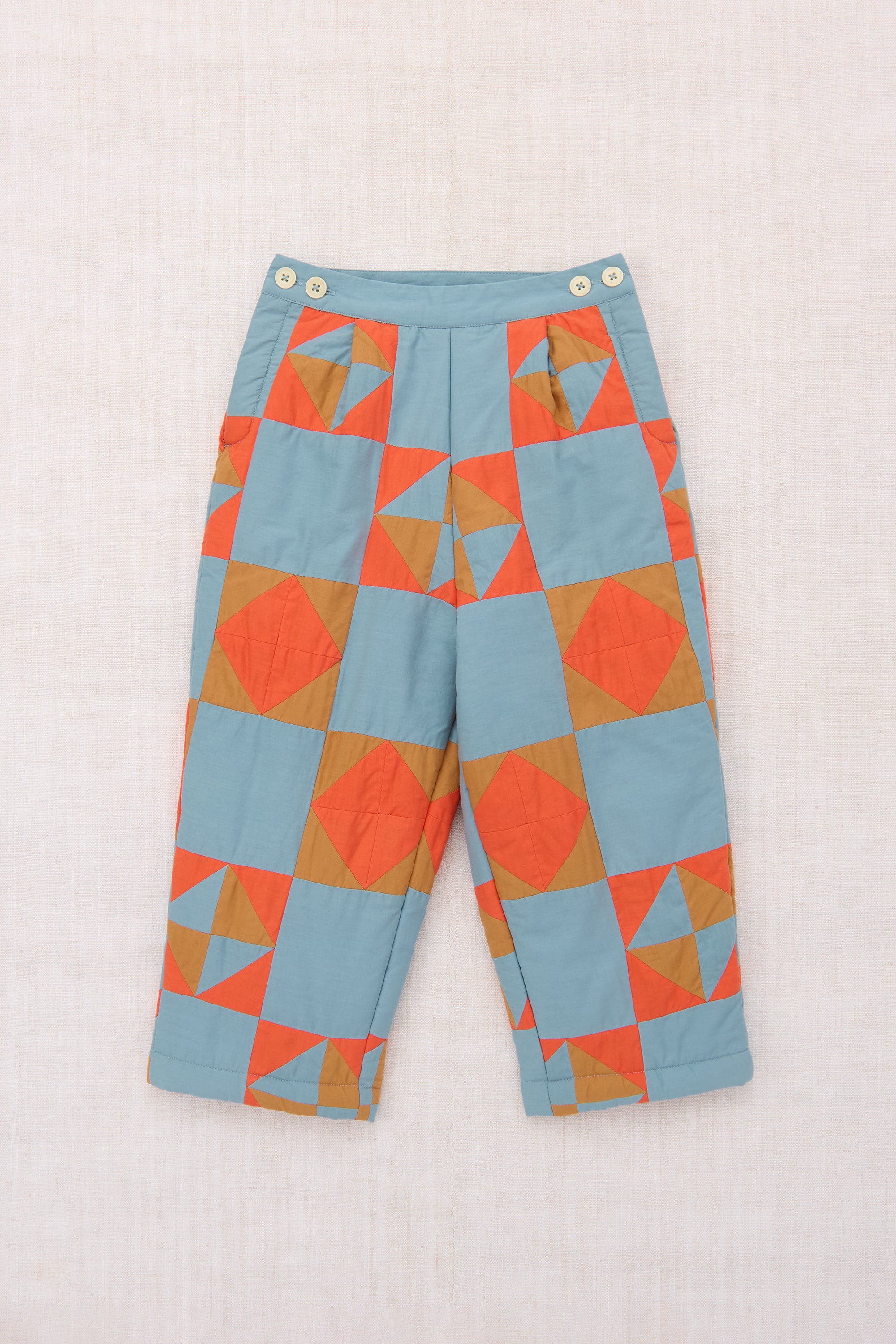 Tammy Quilted Patchwork Trousers