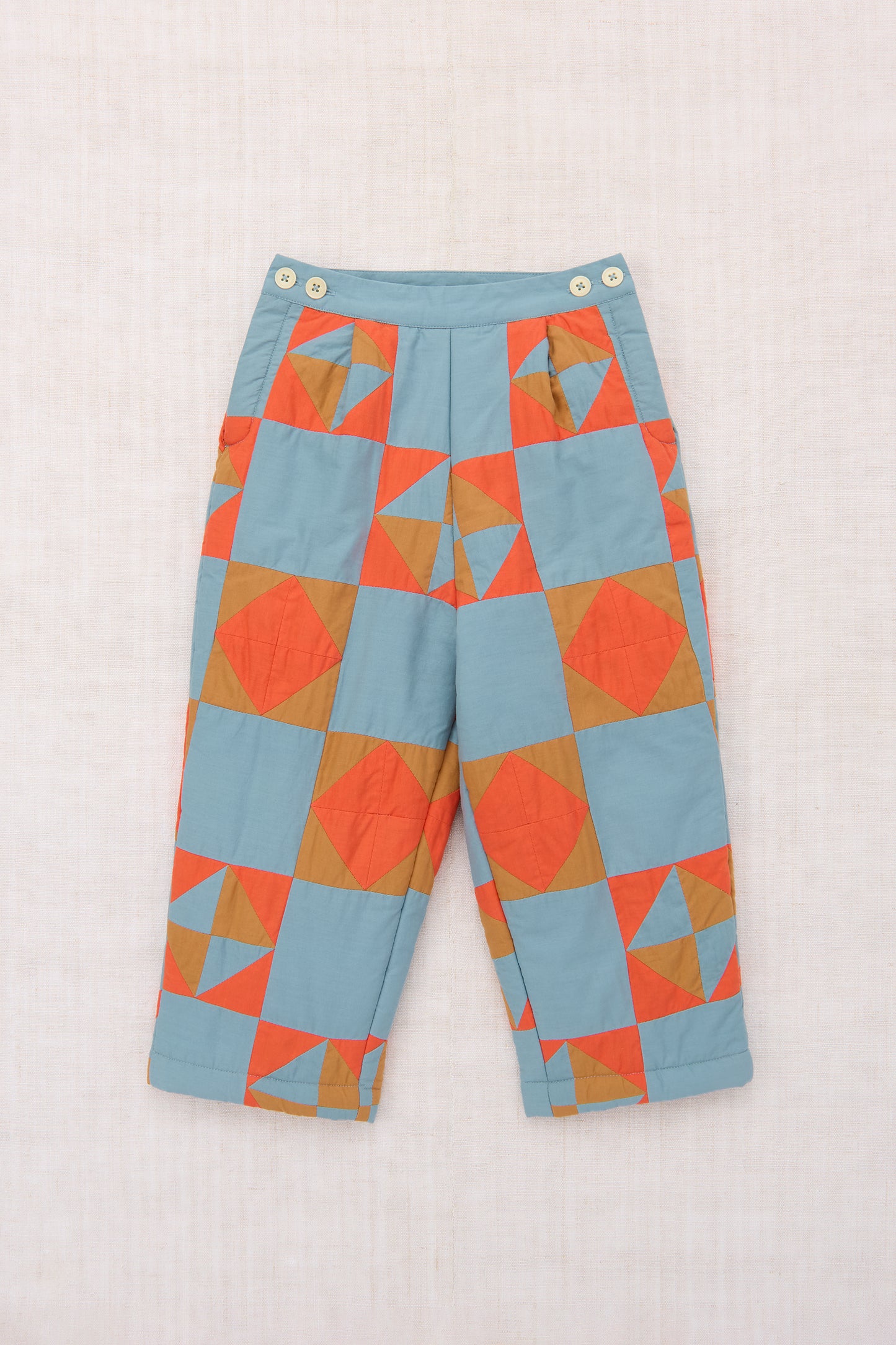 Tammy Quilted Patchwork Trousers