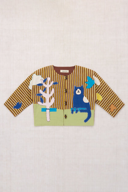 Catscape Appliqué Jacket