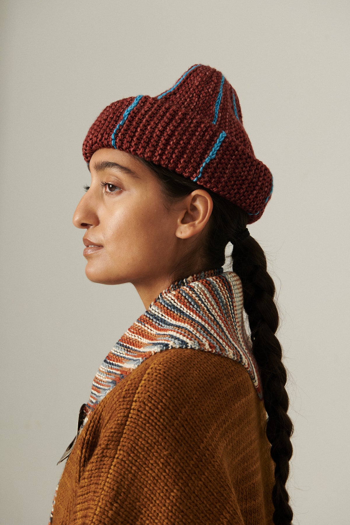 Woodstack Hat - Cranberry Marl