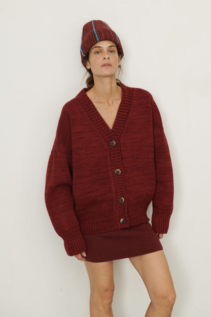 Woodstack Hat - Cranberry Marl
