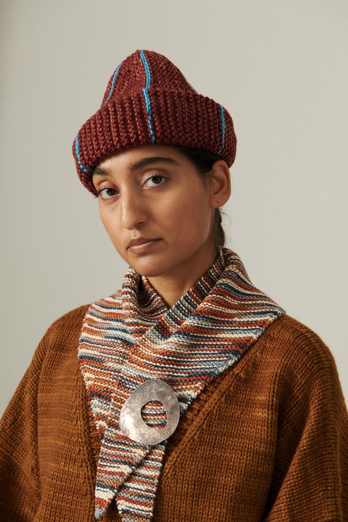 Woodstack Hat - Cranberry Marl