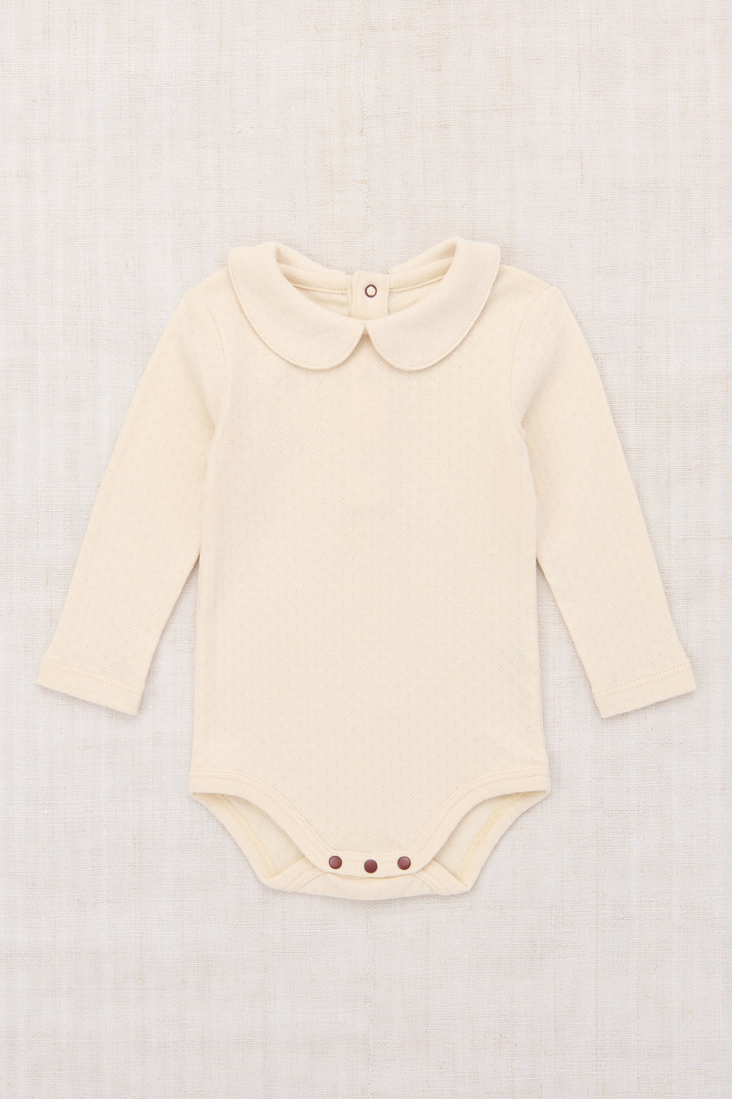Baby Pointelle Petit Collar Onesie