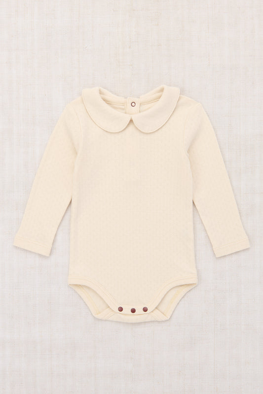 Baby Pointelle Petit Collar Onesie