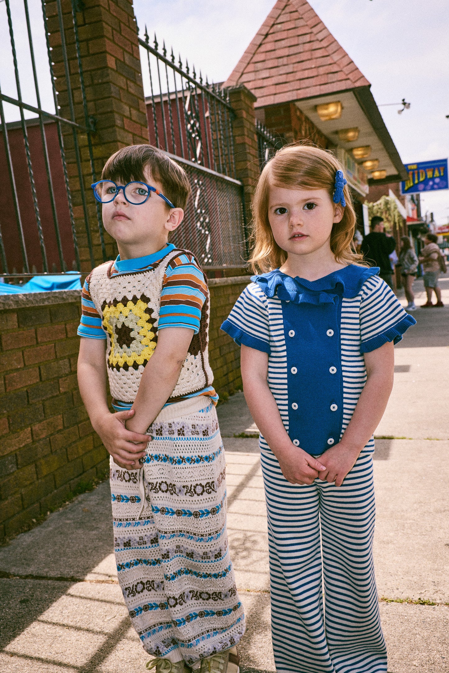 Ruffle Sailor Cardigan