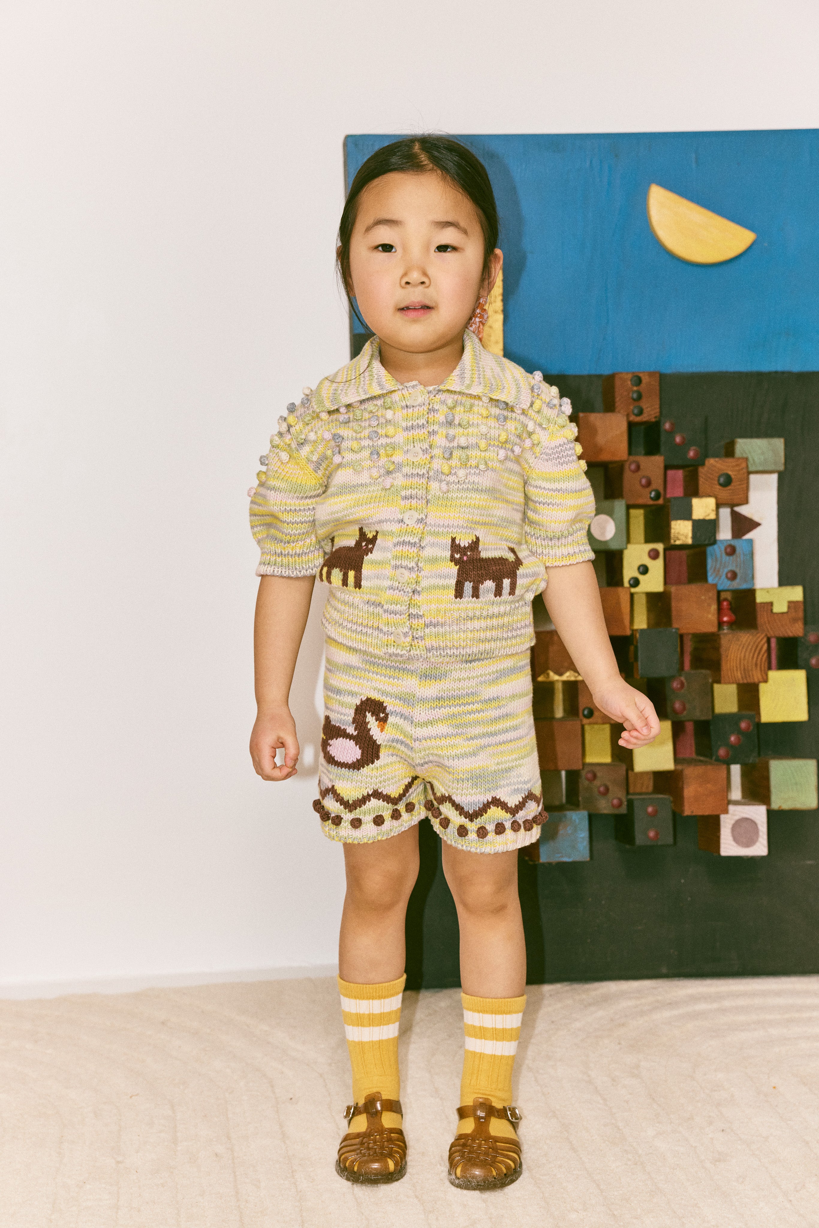 Swan Zig Zag Short – Misha & Puff