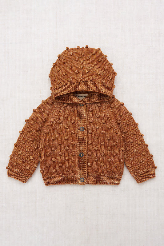 Baby Hooded Popcorn Cardigan