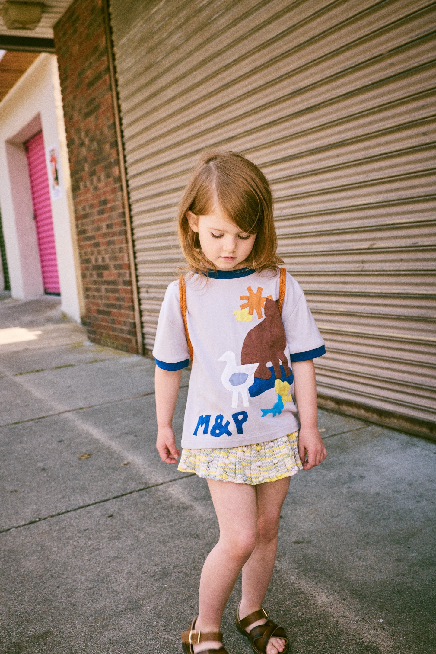 Eyelet Popcorn Skating Skirt